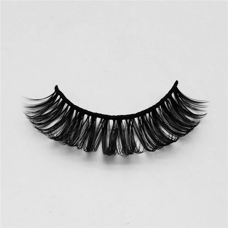 15mm Cat-Eye Lashes D Curl ລັດ​ເຊຍ Strip Lashes