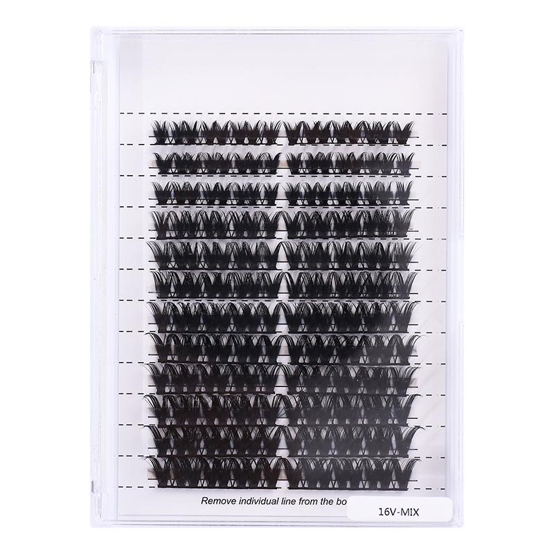 16V ສ່ວນບຸກຄົນ DIY Single Lashes Cluster Extensions