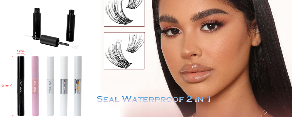 ເປັນນະວັດຕະກຳ 2-in-1 Lash Bond and Seal ທີ່ໃຫ້ຂົນຕາຍາວ, ກັນນ້ຳໄດ້.