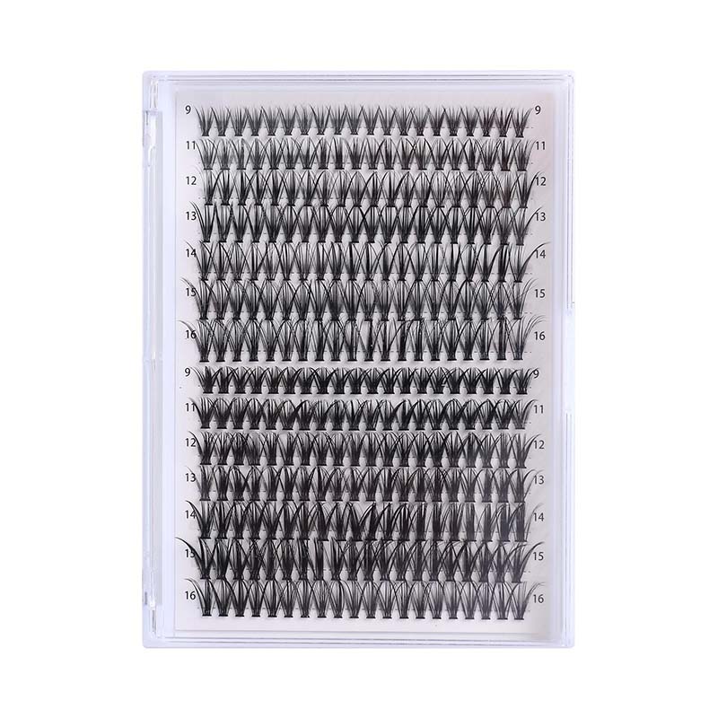 30D 40D 9-18mm Cluster Lashes ຖາດປະສົມ