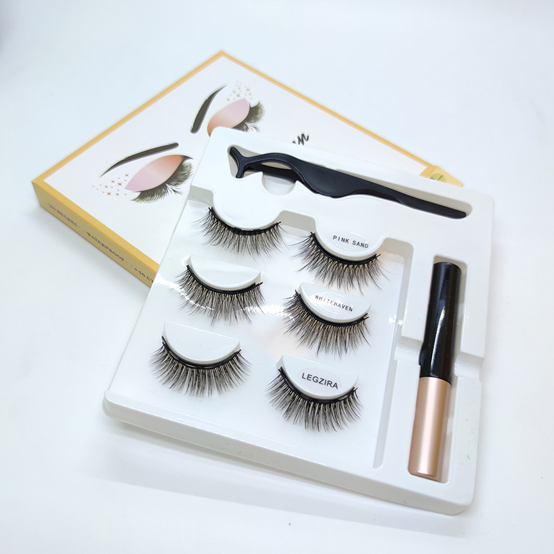 ຂົນຕາແມ່ເຫຼັກ 5D ພ້ອມຊຸດ Eyeliner