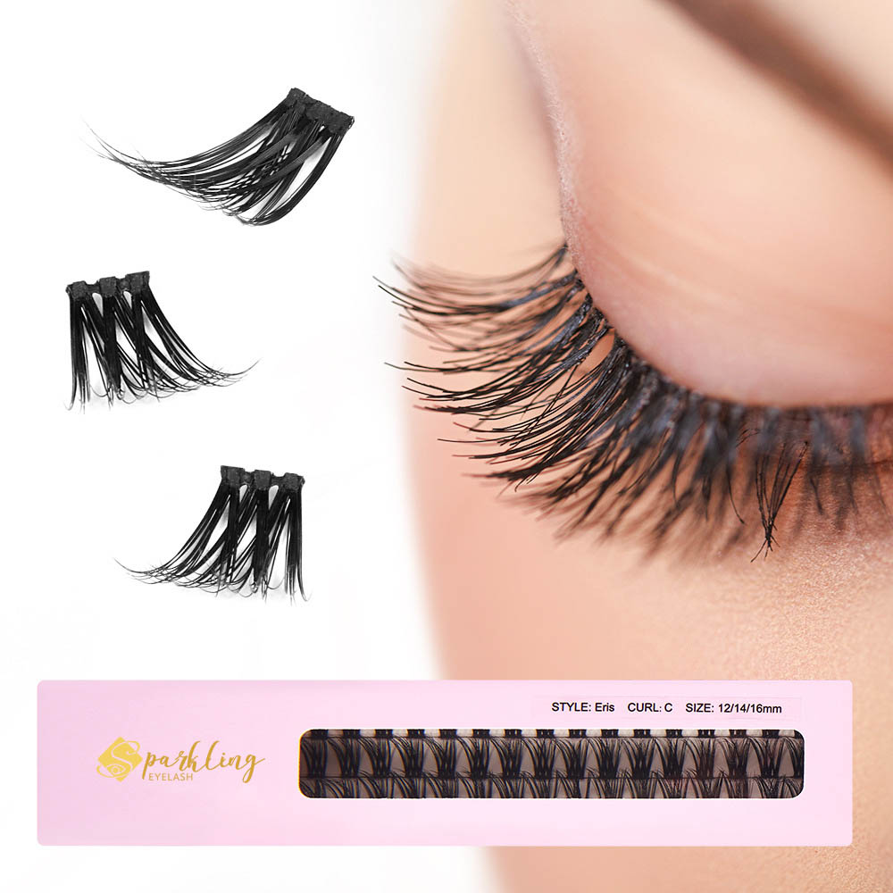 DIY Eyelash Extension D Curl ຂົນຕາສ່ວນບຸກຄົນຍາວ