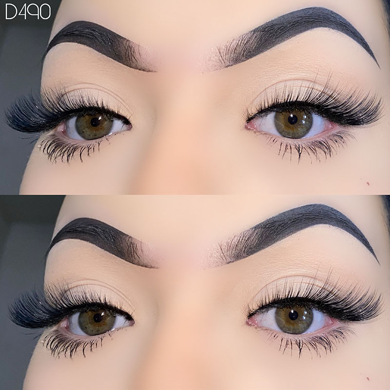 Fluffy Fox Eye Lashes ຂົນຕາແມວ Wispy