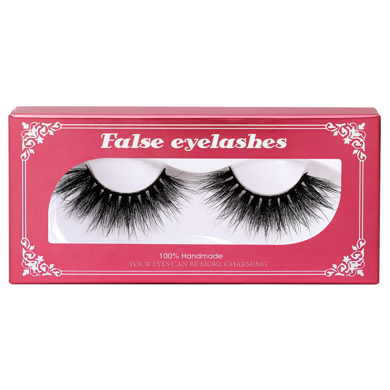 ເຮັດດ້ວຍມືທີ່ຫລອມໂລຫະ Faux Silk Eyelash