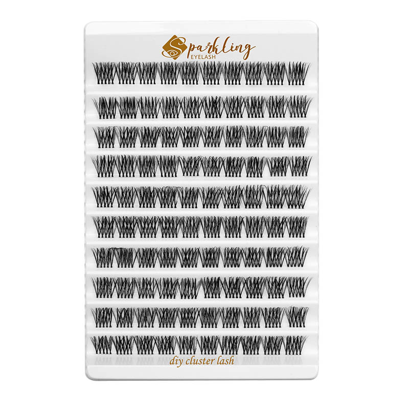 ເບິ່ງທໍາມະຊາດ DIY Lash Extension Cluster