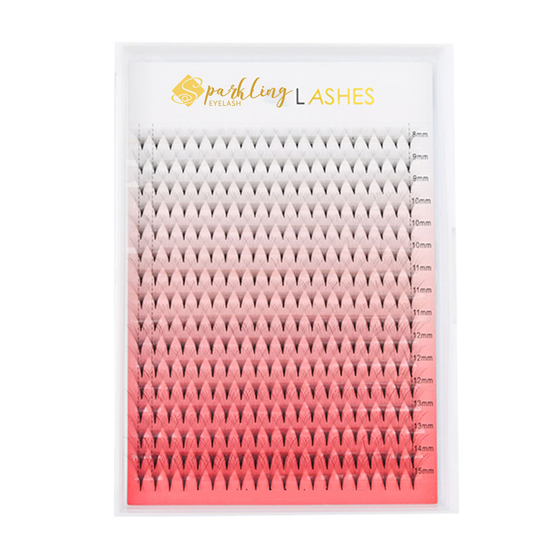 Premade Fans Eyelash Extensions ຄວາມຍາວປະສົມ 8-15mm